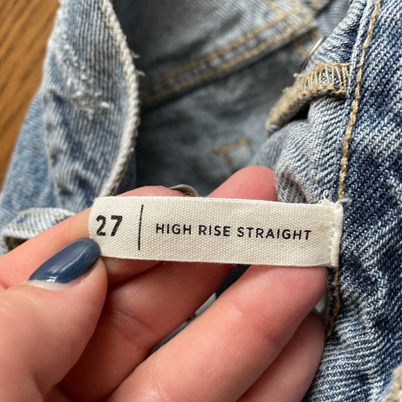 Pacsun high rise straight Jeans size 27 - Picture 2 of 4